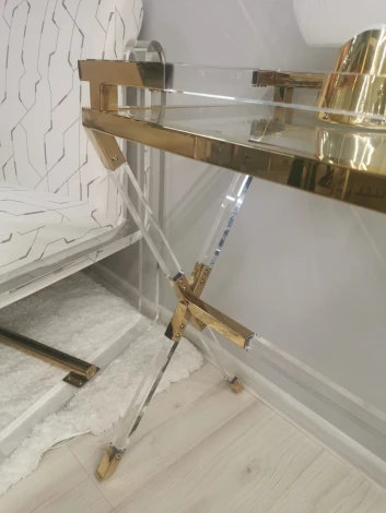 Консоль IST-CASA Джорджия MH-10ST, 120х40х76 см, прозрачный