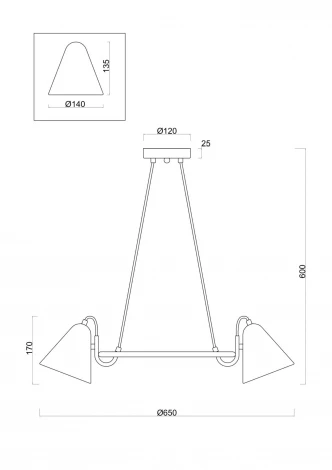 Подвесная люстра Freya Falke Market FR8001PL-05WG