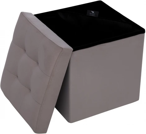 Пуф Leset Плуто складной с крышкой (МДФ,Велюр) арт.4687205418142