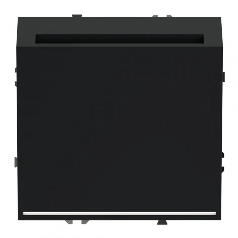 Выключатель встраиваемый карточный 16А (черный матовый) Voltum S70 VLS010708