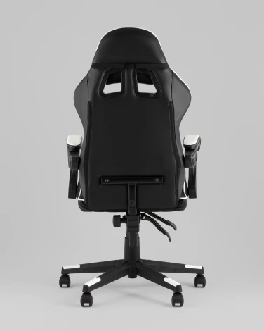 Кресло спортивное TopChairs Shadow черно-белый арт.УТ000039461