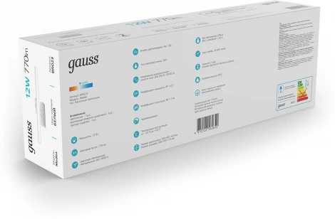 Подсветка для картин Gauss Medea BR023 12W 770lm 550mm LED (220V)