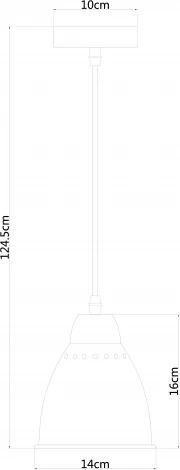 Подвесной светильник Arte Lamp Braccio A2054SP-1WH