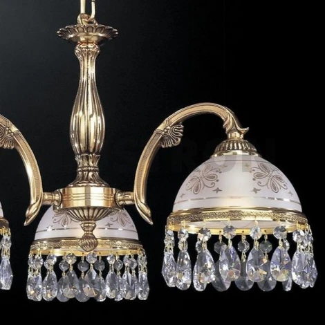 Подвесная люстра Reccagni Angelo 6100 L 6100/3 (220V, на цепи)