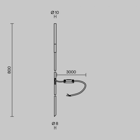 Грунтовый светильник Maytoni Outdoor Flare S O524FL-L2PT3K