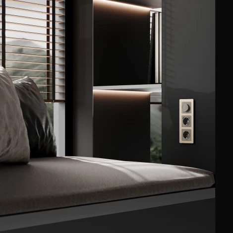 Диммер (графит акрил) Werkel W1142044 (a064094)