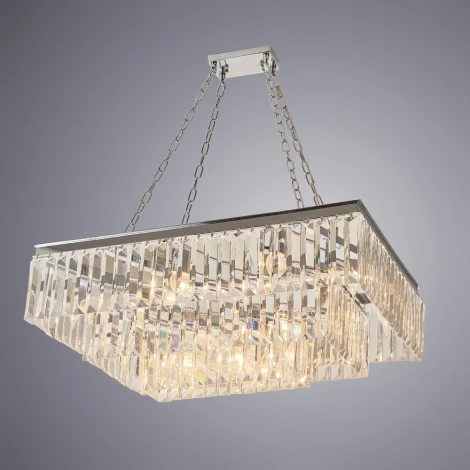 Подвесная люстра Divinare Nova 3001/02 SP-15 (220V, хрусталь, на цепи)