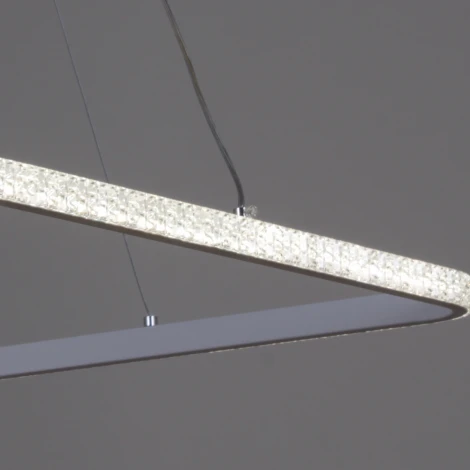 Подвесной светильник светодиодный с пультом Reluce 06316-3.9-01 WH (ночной режим, 220V, на тросе, кольцо)