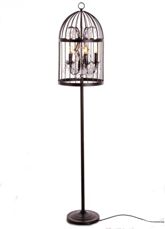 Торшер мощностью 40 вт Loft It Vintage Birdcage LOFT1891F