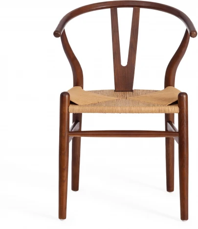 Стул WISHBONE (mod.CB2212) дерево вяз, 57*50.5*79.5, Темный Орех (№5) Tetchair 12826