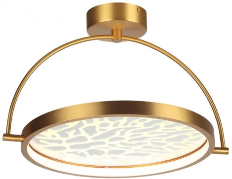 Потолочный светильник круглый поворотный Odeon Light Solaris 6627/36CL MIDCENT античная бронза/металл/акрил IP20 LED 36W 3000K 220V (круглые)