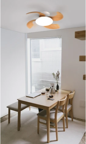 Потолочная люстра светодиодная с вентилятором Mantra Aloha 8234 (регулировка яркости, 220V, пульт управления, круглые)