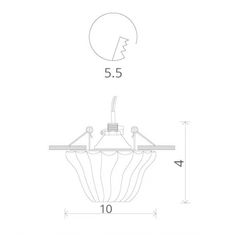 Встраиваемый точечный светильник Arte Lamp Selection A8503PL-1CC
