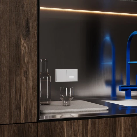 Накладка для подсветки светодиодной (серый) Voltum S70 VLS002316