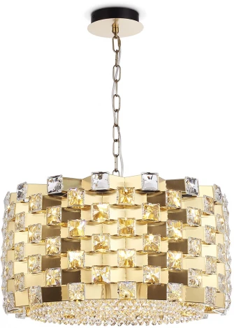 Подвесная люстра с хрусталем Ambrella High Light LH41003 (220V, на цепи, круглые)