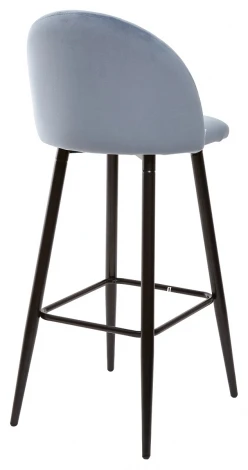 Барный стул M-City MALIBU пудровый синий, велюр G108-56