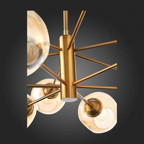 Потолочная люстра на штанге ST Luce Fovia SL1500.203.12 (220V, молекулы)