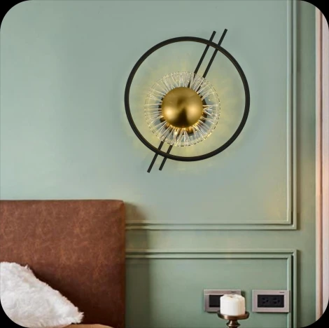 Настенный светильник светодиодный Alfa Light F0324-45 (220V, круглые)