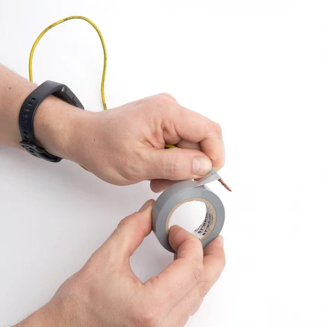 Изолента 013х15мм 20м серебро Stekker 39905