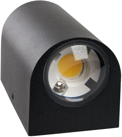 Архитектурная подсветка Feron Корфу 48477 DH053, 2*5W, 800Lm, 3000K, черный Бостон (LED, 220V, IP54)