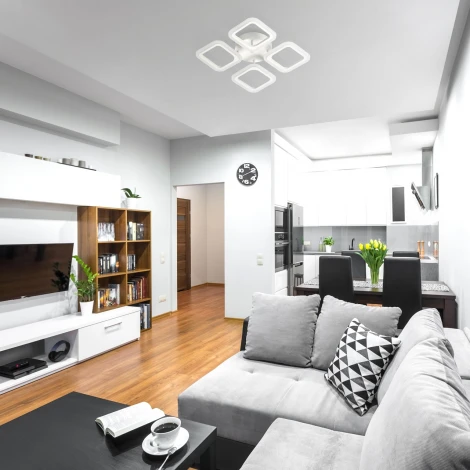 Потолочная люстра De City Мадлен 424012804 (LED, 220V, пульт управления)