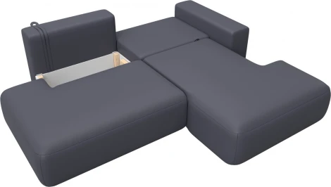 Диван угловой Лига-036 НПБ Модерн правый угол Лига Диванов (Экокожа) арт.127773