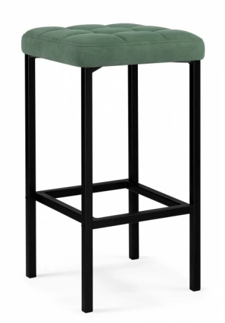 Барный стул Woodville Лофт (Металл, Велюр/Черный) арт.614950