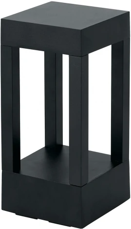 Наземный уличный светильник светодиодный Feron Лос-Анджелес 48448 DH801, 10W, AC/DC12-24V, низковольтный, 4000K, черный (IP54)