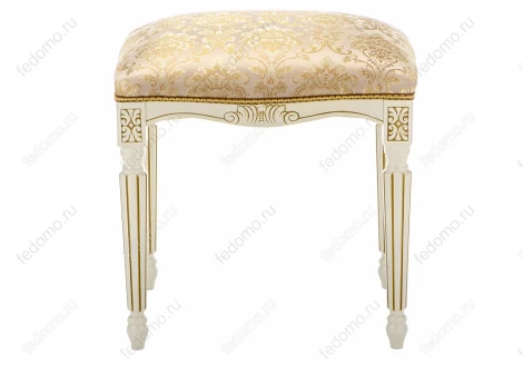 Банкетка Woodville Беттино патина золото / бежевый 309319