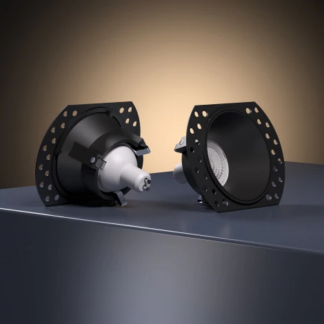 Светильник встраиваемый черный Elektrostandard Renzo 25020/01 (220V, круглые)