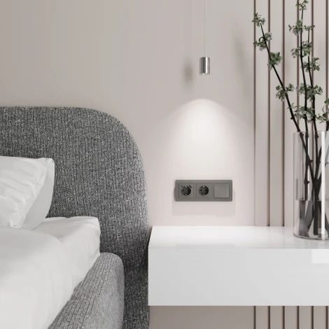 Клавиша для выключателя перекрестного (графит акрил) Werkel W1119044 (a064098)