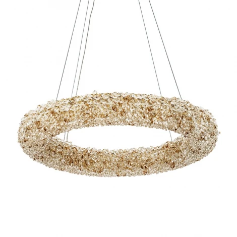 Подвесной светильник светодиодный хрустальный с регулировкой цветовой температуры Modelux MODESTYLE MS.6000.600 GD