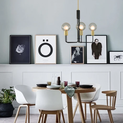 Подвесная люстра Pearl L5 Grey ImperiumLoft Pearl01 (101899-26) (LED, 220V, на проводе, шар)