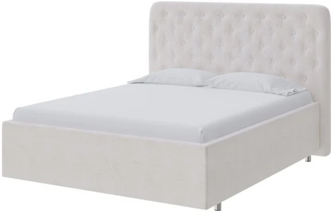 PROxSON Кровать Classic Large (Ткань: Велюр Лофти Лён) 180x190