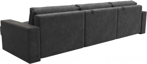 Диван угловой с декором Лига-049 НПБ Лонг Лига Диванов (Велюр) арт.128301