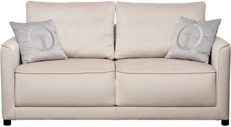 Диван Portofino 180 двухм раскл с кантом св-серый Colt030+Colt025 Garda Decor арт.PORTOFINO-180-Colt030+Colt025