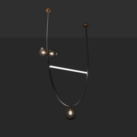 Подвесной светильник ImperiumLoft FABIUS H160 Black fabius01 (213813-23)