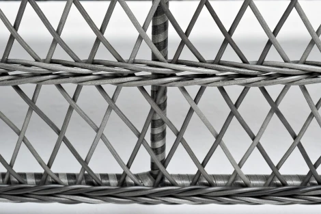 Стол журнальный из искусственного ротанга, цвет графит 4SIS Гранд Латте YH-S4840W graphite