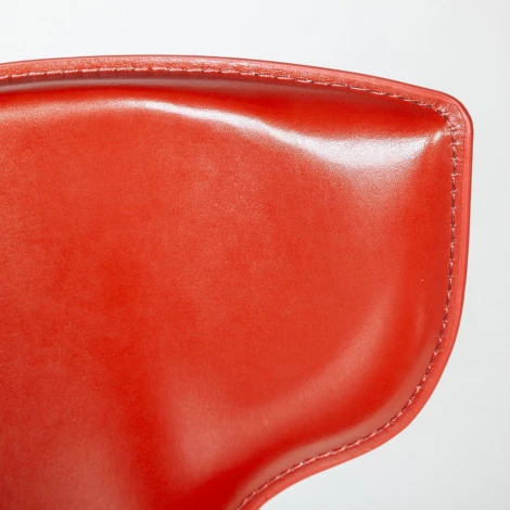 Стул полубарный Top Concept Austin, кожа ретро-красный