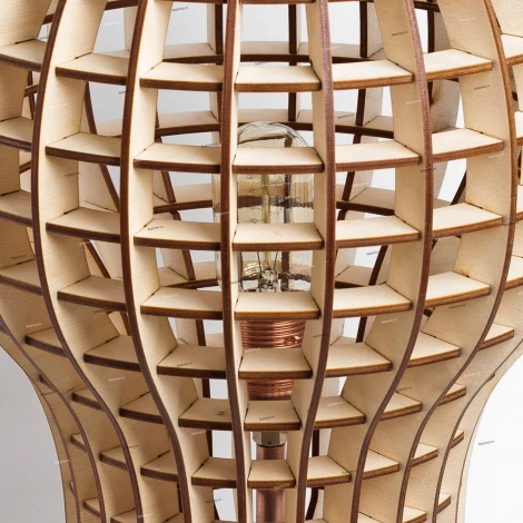 Интерьерная настольная лампа Day&Night Лампочка Ильича S0010