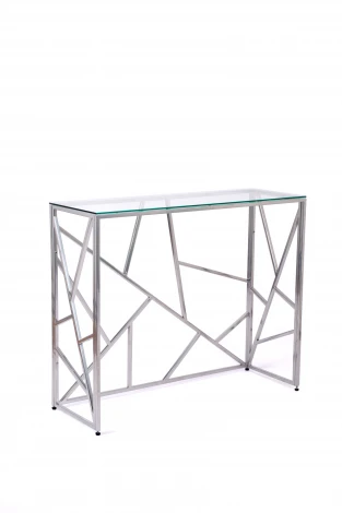 Консольный стол AllConsoles 1051-CS clear серебряный