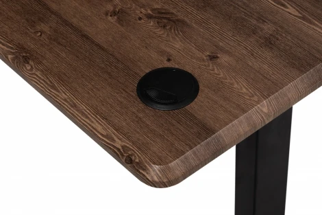 Компьютерный стол Маркос с механизмом подъема 120 (Маркос с механизмом подъема 120х75х75 черный / кантри орех) Notta арт.578484