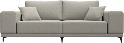 Диван прямой Льюес (Бежевый/Рогожка) Лига Диванов арт.122671