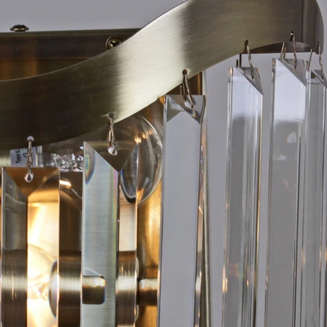 Бра хрустальное ILLUMICO IL3475-2WSQ-25AB ELITE