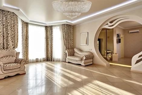 Потолочная большая люстра буше Dio D'Arte Bari E 1.2.130.100 G (220V, хрусталь)