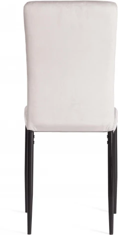 Стул VERTER (mod. 37-1) / 1 шт. в упаковке (Металл,Вельвет /Светло-серый,Черный)