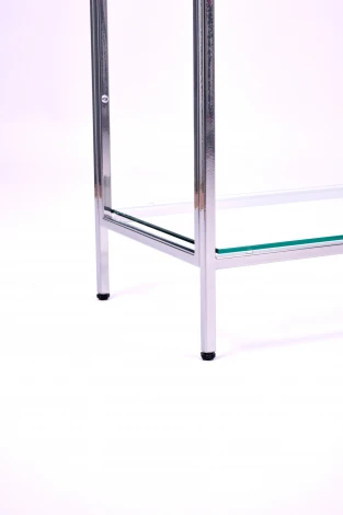 Консольный стол AllConsoles 1081-CS clear серебряный