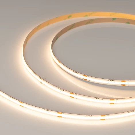 Светодиодная лента COB-X480-8mm 24V Warm2700 (8 W/m, IP20, CSP, 5m) (Arlight) 039060 COB открытая