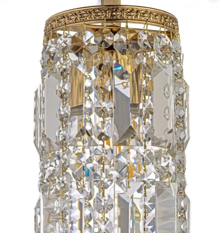 Потолочная люстра хрустальная на штанге Arti Lampadari Stella Gold Stella E 1.3.10.101 G (220V)