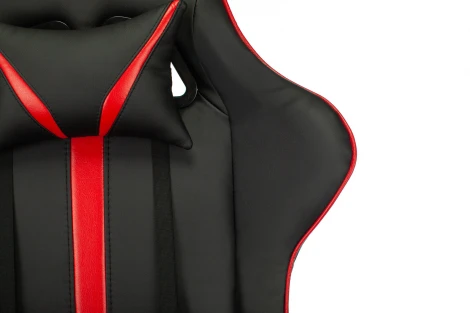 Кресло игровое Zombie A4 черный/красный эко.кожа с подголов. крестовина пластик